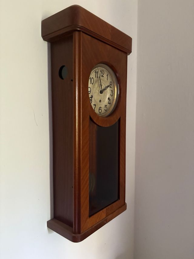 Orologio a Pendolo da Parete in Legno