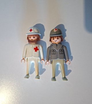 Playmobil Enfermero Cruz Roja Antiguo