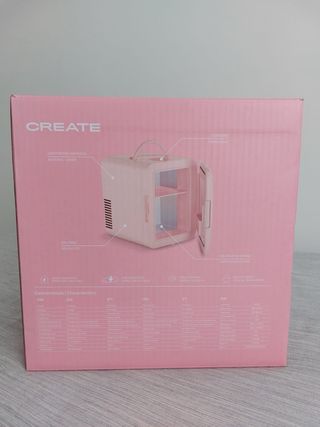 Nevera Create Rosa Pastel Torre Eiffel