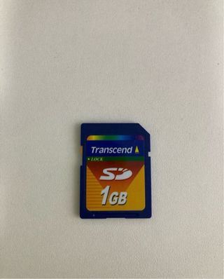 Tarjeta SD Transcend 1GB