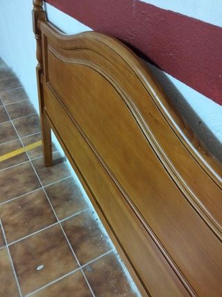 Cabecero de cama de matrimonio de madera