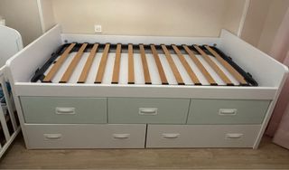 Cama nido con cajones - 1 año de uso