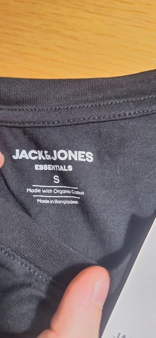 Camiseta Jack&Jones Negra Talla S