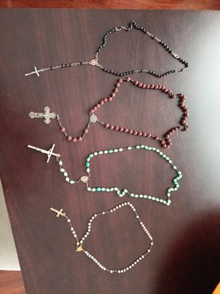 Collezione di 4 rosari antichi