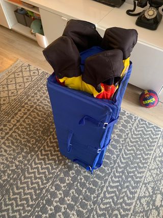 Cuna de viaje plegable con colchón