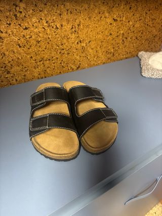 Sandalias Marrones y Negras Talla 41