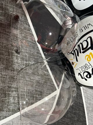 Casco Moto SHIRO con Visera Transparente