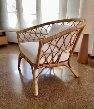 Sillón de mimbre Ikea Stockholm