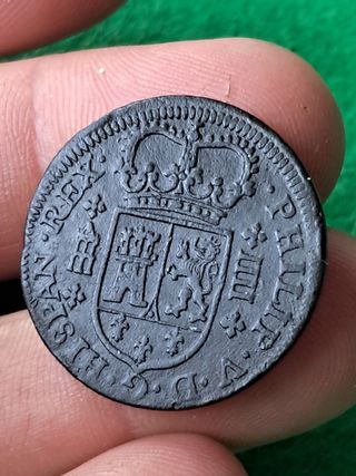 Felipe V 4 maravedís 1719 Segovia