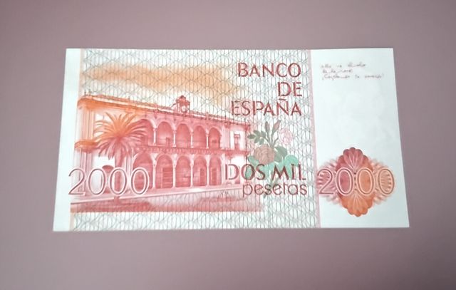 Billete 2000 pesetas Banco de España 1980