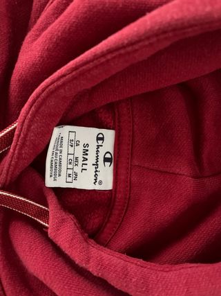 Sudadera Champion Roja Talla M