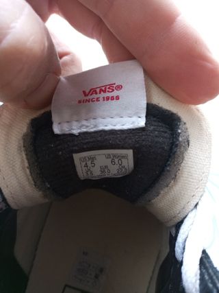 Tenis Vans Sk8-Hi Negro/Blanco