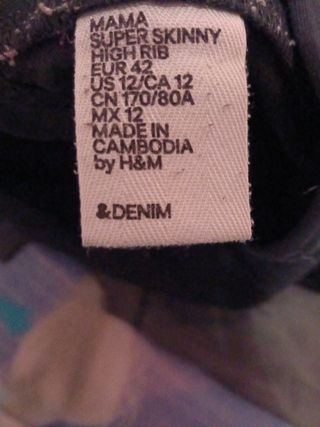 Pantalón premamá gris