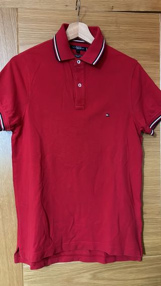 Polo Tommy Hilfiger Rojo Talla M