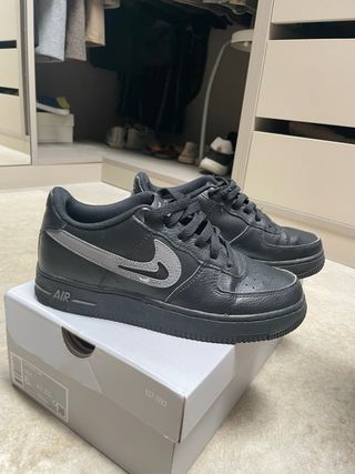 Nike Air Force 1 Negras Talla 38,5