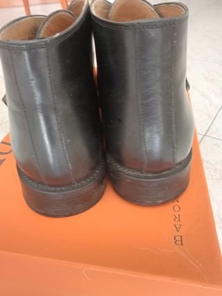 Stivaletto uomo in vitello nero