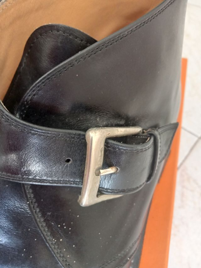 Stivaletto uomo in vitello nero