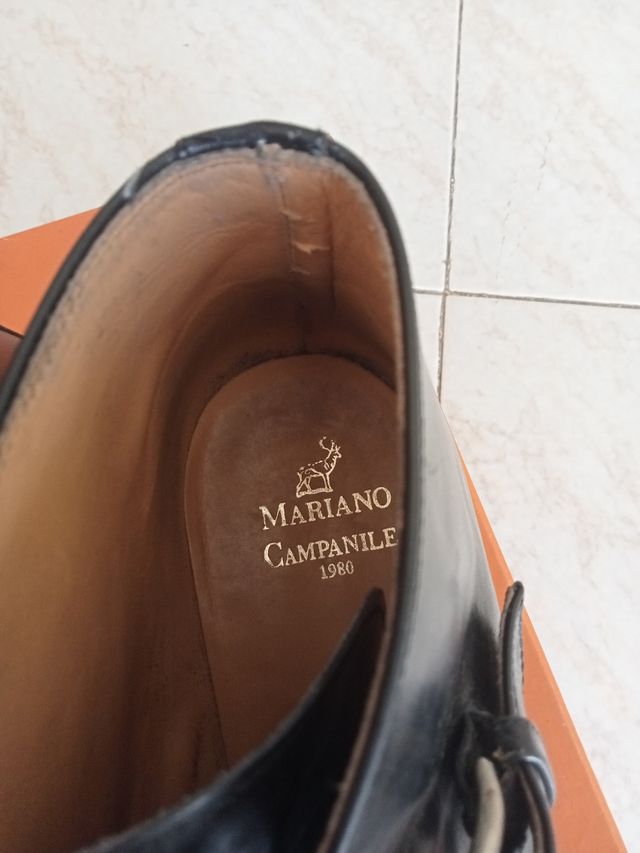 Stivaletto uomo in vitello nero