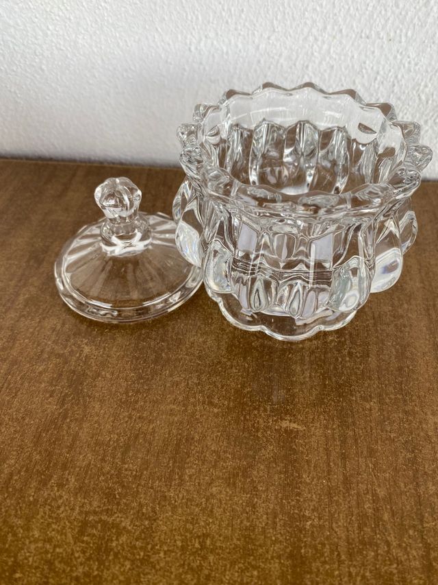 Bombonera de cristal con caja original