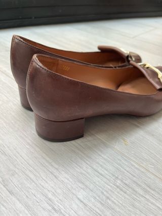 Mocasines con tacón Lotusse Marrones