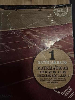 Matemáticas aplicadas a las Ciencias Sociales I.