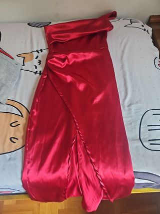 Vestido fiesta rojo talla S