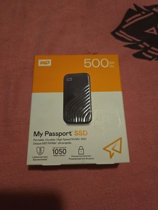 Disco Duro Externo WD My Passport SSD 500GB