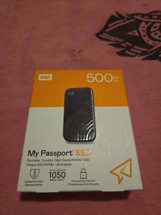 Disco Duro Externo WD My Passport SSD 500GB