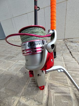 Caña de siluro + carrete Grauvell