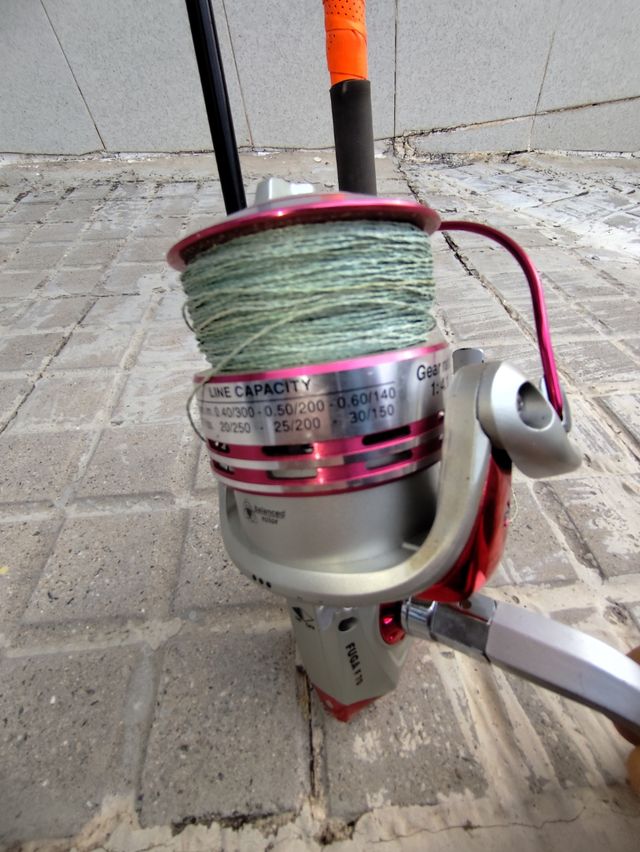 Caña de siluro + carrete Grauvell