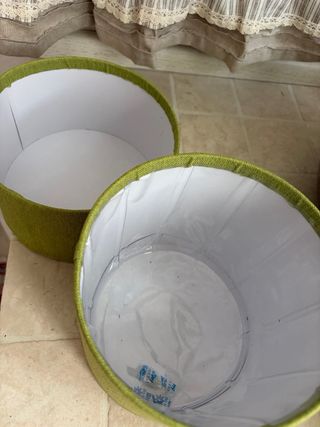 Scatola Contenitore in Tessuto Verde