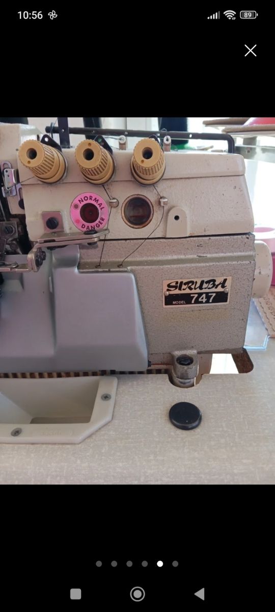 Remalladora industrial HUSQVARNA 747