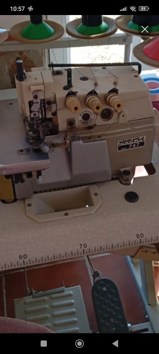 Remalladora industrial HUSQVARNA 747