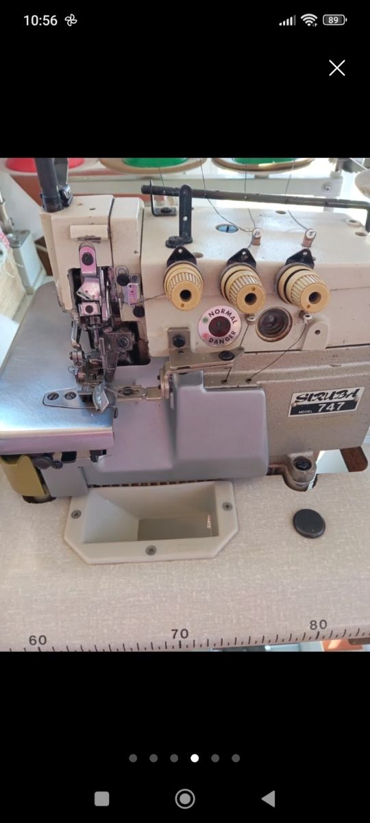 Remalladora industrial HUSQVARNA 747