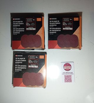 54 lijas Parkside 135 mm standar Excéntrica