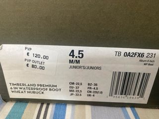 Botas Timberland Unisex Beige/Marrón
