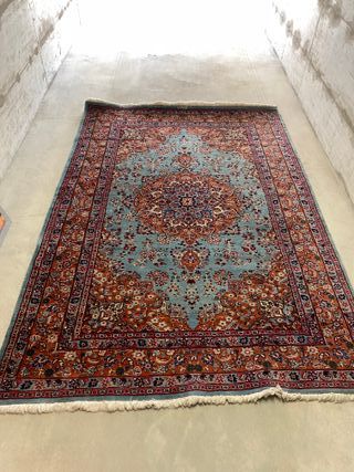 Tappeti Persiani Beige e Blu