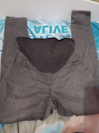 Pantalón premamá gris