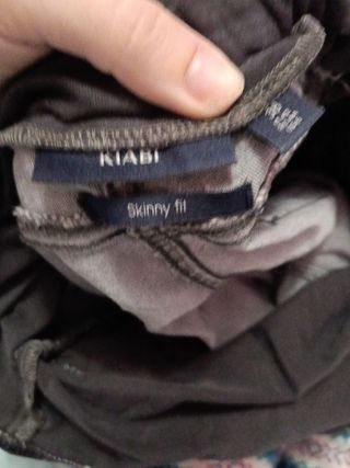 Pantalón premamá gris