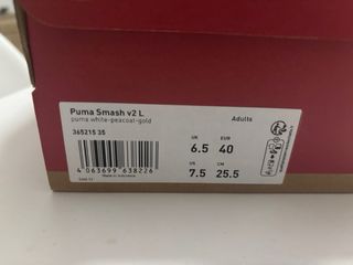 Zapatillas Puma Blancas y azules