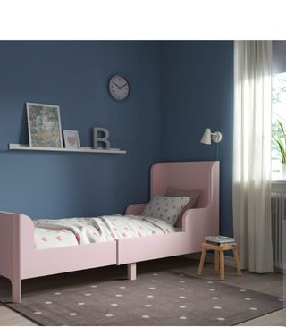 Cama extensible rosa Ikea