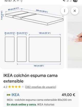 Cama extensible rosa Ikea