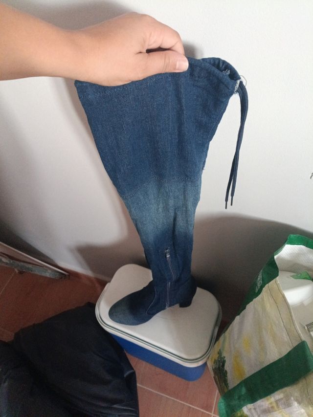 Botas hasta la rodilla vaqueras TNG talla 38