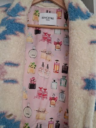 Abrigo SINCERE talla única estampado