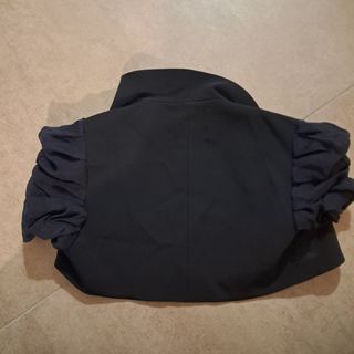 Bolero nero Patrizia Pepe con maniche a sbuffo