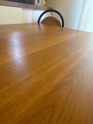 Mesa de comedor de madera plegable
