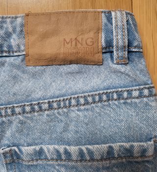 Falda vaquera corta Mango Teens Talla M