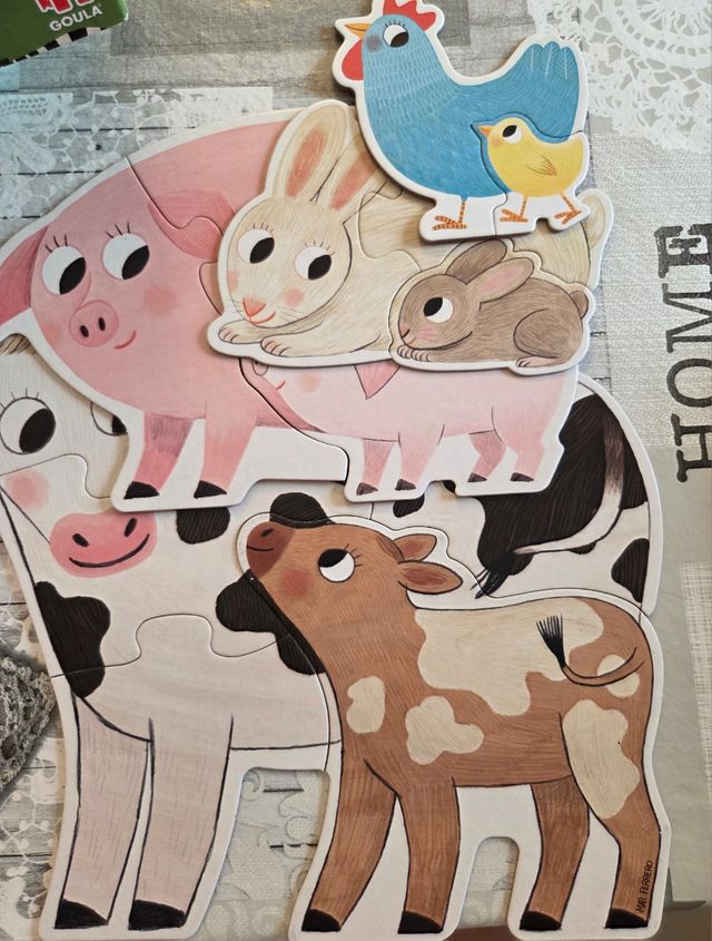 Puzzles Infantiles Animal Mix Diset