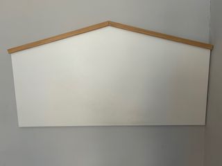 Cabecero de madera blanco