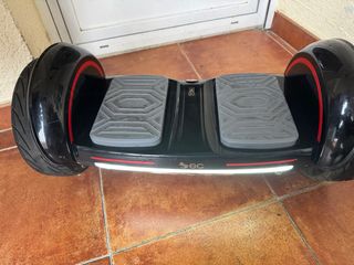 Hoverboard Sec Negro con Luces LED Blancas